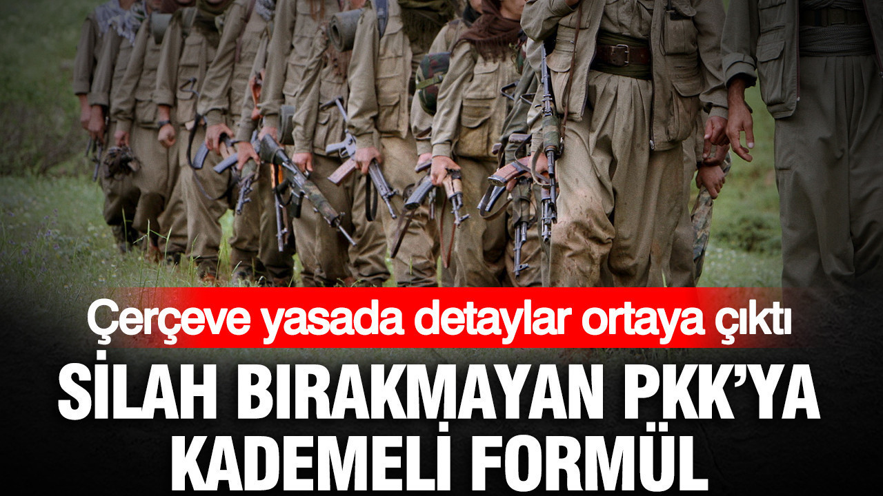 Silah bırakmayan PKK’ya kademeli formül: Çerçeve yasada detaylar ortaya çıktı