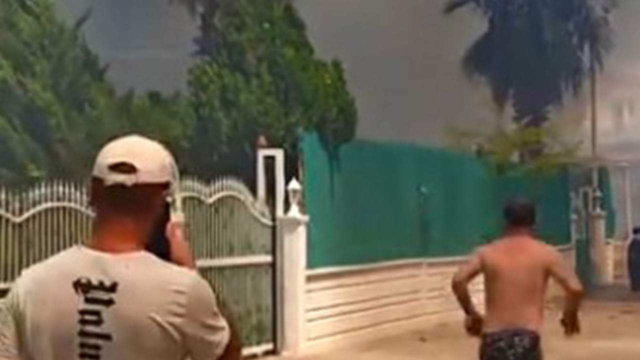 Serik’te korkutan yangın: Alevler villa ve lojmanlara ulaşmadan kontrol altına alındı
